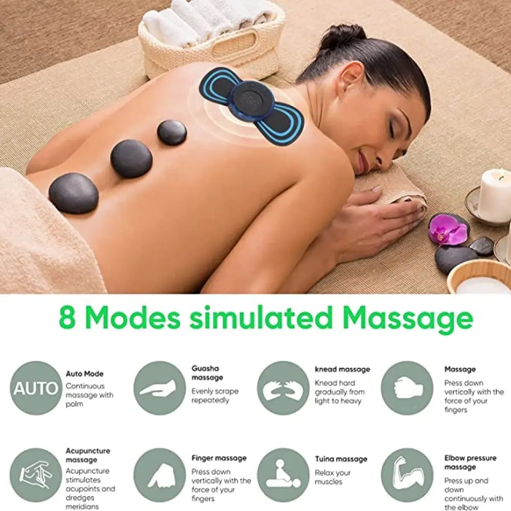 Mini Massager - Rechargeable Shoulder/ Neck/ Muscle/ Tendonitis/ Deep Tissue/ Back Massager with 1pcs Butterfly Pad